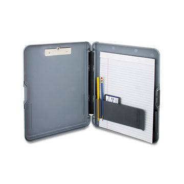 Saunders Workmate Storage Clipboard, 1-2" Capacity, Holds 8 1-2w X 12h, Charcoal-gray freeshipping - TVN Wholesale